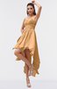 ColsBM Maria Apricot Romantic A-line Strapless Zip up Ruching Bridesmaid Dresses