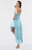 ColsBM Maria Aqua Romantic A-line Strapless Zip up Ruching Bridesmaid Dresses