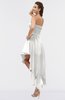 ColsBM Maria Cloud White Romantic A-line Strapless Zip up Ruching Bridesmaid Dresses