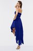 ColsBM Maria Electric Blue Romantic A-line Strapless Zip up Ruching Bridesmaid Dresses