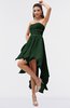 ColsBM Maria Hunter Green Romantic A-line Strapless Zip up Ruching Bridesmaid Dresses
