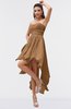 ColsBM Maria Light Brown Romantic A-line Strapless Zip up Ruching Bridesmaid Dresses