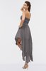 ColsBM Maria Ridge Grey Romantic A-line Strapless Zip up Ruching Bridesmaid Dresses