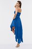 ColsBM Maria Royal Blue Romantic A-line Strapless Zip up Ruching Bridesmaid Dresses