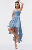 ColsBM Maria Sky Blue Romantic A-line Strapless Zip up Ruching Bridesmaid Dresses