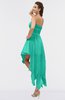 ColsBM Maria Viridian Green Romantic A-line Strapless Zip up Ruching Bridesmaid Dresses