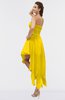 ColsBM Maria Yellow Romantic A-line Strapless Zip up Ruching Bridesmaid Dresses