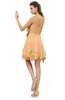 ColsBM Rosalie Apricot Princess A-line Backless Chiffon Short Party Dresses