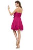 ColsBM Rosalie Beetroot Purple Princess A-line Backless Chiffon Short Party Dresses