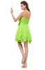 ColsBM Rosalie Bright Green Princess A-line Backless Chiffon Short Party Dresses