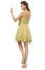 ColsBM Rosalie Gold Princess A-line Backless Chiffon Short Party Dresses