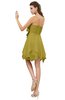 ColsBM Rosalie Golden Olive Princess A-line Backless Chiffon Short Party Dresses