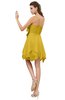 ColsBM Rosalie Lemon Curry Princess A-line Backless Chiffon Short Party Dresses