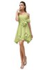 ColsBM Rosalie Lime Green Princess A-line Backless Chiffon Short Party Dresses