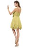 ColsBM Rosalie Misted Yellow Princess A-line Backless Chiffon Short Party Dresses