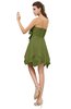 ColsBM Rosalie Olive Green Princess A-line Backless Chiffon Short Party Dresses