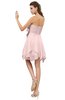 ColsBM Rosalie Pastel Pink Princess A-line Backless Chiffon Short Party Dresses