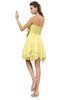 ColsBM Rosalie Pastel Yellow Princess A-line Backless Chiffon Short Party Dresses