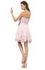 ColsBM Rosalie Petal Pink Princess A-line Backless Chiffon Short Party Dresses