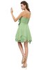 ColsBM Rosalie Sage Green Princess A-line Backless Chiffon Short Party Dresses