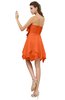 ColsBM Rosalie Tangerine Princess A-line Backless Chiffon Short Party Dresses