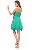 ColsBM Rosalie Viridian Green Princess A-line Backless Chiffon Short Party Dresses