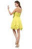ColsBM Rosalie Yellow Iris Princess A-line Backless Chiffon Short Party Dresses