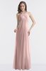 ColsBM Maeve Blush Pink Classic A-line Halter Backless Floor Length Bridesmaid Dresses