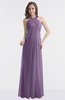 ColsBM Maeve Chinese Violet Classic A-line Halter Backless Floor Length Bridesmaid Dresses