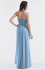 ColsBM Maeve Dusty Blue Classic A-line Halter Backless Floor Length Bridesmaid Dresses