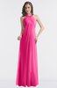 ColsBM Maeve Fandango Pink Classic A-line Halter Backless Floor Length Bridesmaid Dresses