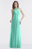 ColsBM Maeve Mint Green Classic A-line Halter Backless Floor Length Bridesmaid Dresses