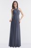 ColsBM Maeve Nightshadow Blue Classic A-line Halter Backless Floor Length Bridesmaid Dresses