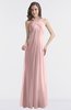 ColsBM Maeve Silver Pink Classic A-line Halter Backless Floor Length Bridesmaid Dresses