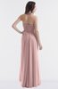 ColsBM Maeve Silver Pink Classic A-line Halter Backless Floor Length Bridesmaid Dresses