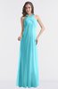 ColsBM Maeve Turquoise Classic A-line Halter Backless Floor Length Bridesmaid Dresses