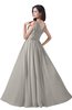 ColsBM Alana Ashes Of Roses Elegant V-neck Sleeveless Zip up Floor Length Ruching Bridesmaid Dresses