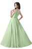 ColsBM Alana Seacrest Elegant V-neck Sleeveless Zip up Floor Length Ruching Bridesmaid Dresses