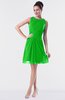 ColsBM Fatima Classic Green Modest Sheath Sleeveless Knee Length Beaded Homecoming Dresses