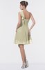 ColsBM Emmy Putty Romantic One Shoulder Sleeveless Backless Ruching Bridesmaid Dresses