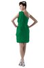 ColsBM Layla Green Informal Sheath Backless Chiffon Knee Length Paillette Homecoming Dresses