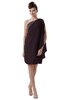 ColsBM Layla Italian Plum Informal Sheath Backless Chiffon Knee Length Paillette Homecoming Dresses