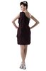 ColsBM Layla Italian Plum Informal Sheath Backless Chiffon Knee Length Paillette Homecoming Dresses