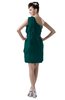 ColsBM Layla Shaded Spruce Informal Sheath Backless Chiffon Knee Length Paillette Homecoming Dresses