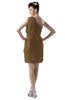 ColsBM Layla Truffle Informal Sheath Backless Chiffon Knee Length Paillette Homecoming Dresses