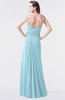 ColsBM Mary Aqua Elegant A-line Sweetheart Sleeveless Floor Length Pleated Bridesmaid Dresses