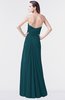 ColsBM Mary Blue Green Elegant A-line Sweetheart Sleeveless Floor Length Pleated Bridesmaid Dresses