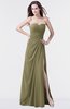 ColsBM Mary Boa Elegant A-line Sweetheart Sleeveless Floor Length Pleated Bridesmaid Dresses