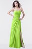 ColsBM Mary Bright Green Elegant A-line Sweetheart Sleeveless Floor Length Pleated Bridesmaid Dresses