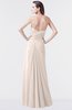 ColsBM Mary Cream Pink Elegant A-line Sweetheart Sleeveless Floor Length Pleated Bridesmaid Dresses